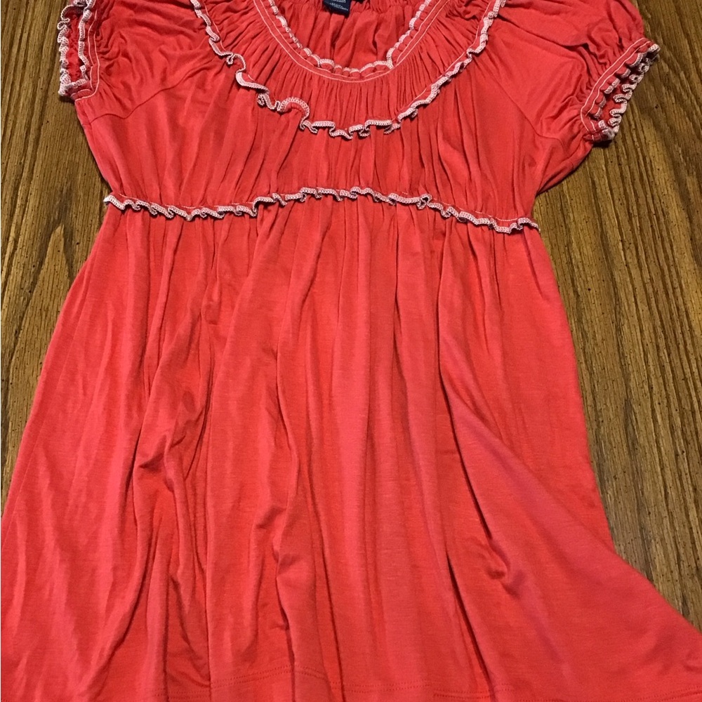 Women’s size large Max Edition Ruffle Blouse